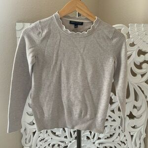 Banana Republic Gray Crew Neck Sweater